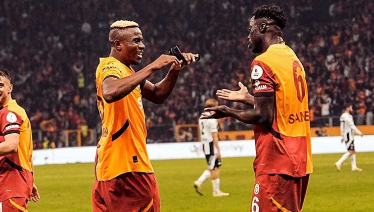 Galatasaray, Beşiktaş’ı devirdi puan farkını arttırdı: Galatasaray, zirvede tek kaldı