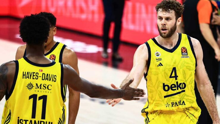 Eurolegue’de Türk derbisi Fenerbahçe Beko’nun: Yumruklu kavga damga vurdu