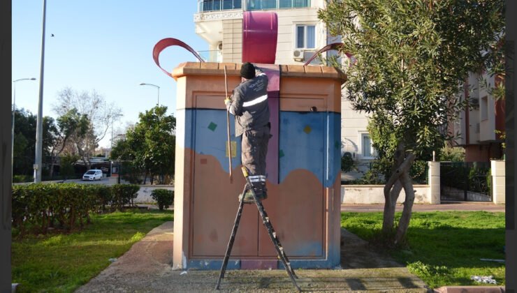 Konyaaltı’nda trafo binaları renkleniyor – Birlik Haber Ajansı