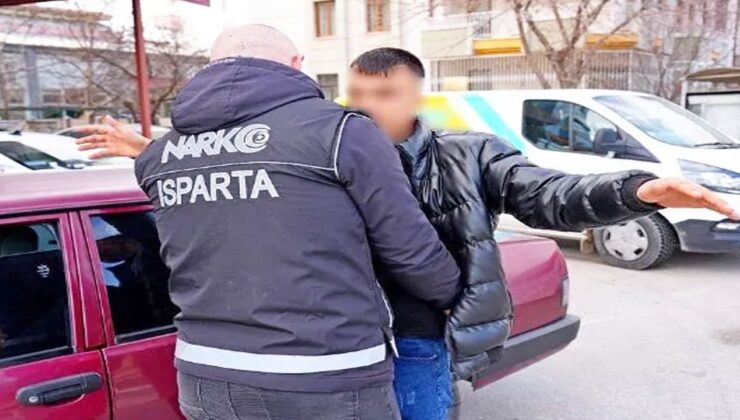 Isparta'da narkoalan uygulaması: 32 kişi sorgulandı