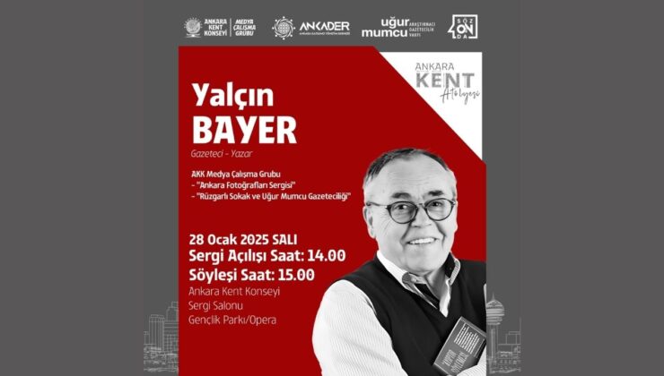 Ankara Kent Konseyi’nden usta gazeteci Yalçın Bayer ile söyleşi etkinliği – Birlik Haber Ajansı