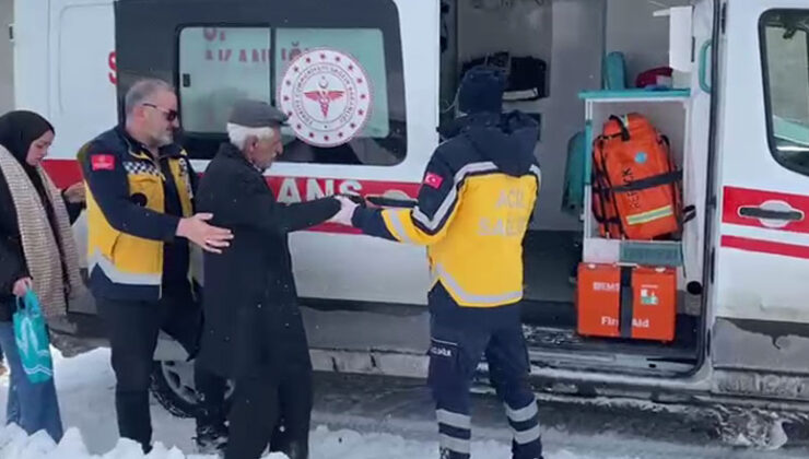 Kars’ta akciğer hastası ekipler tarafından hastaneye ulaştırıldı – Birlik Haber Ajansı
