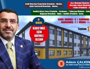 Ak Parti Milletvekili Adem Çalkın’dan Kars eğitimine 1 milyarlık yatırım – Birlik Haber Ajansı