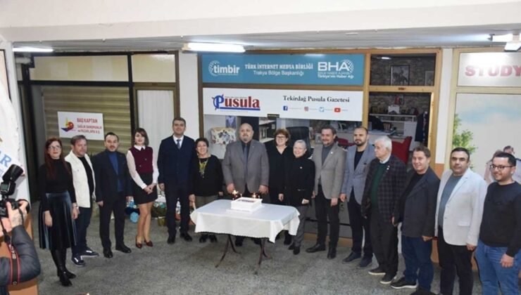 TİMBİR üyesi Tekirdağ Pusula Gazetesi 22. yılını kutladı – Birlik Haber Ajansı