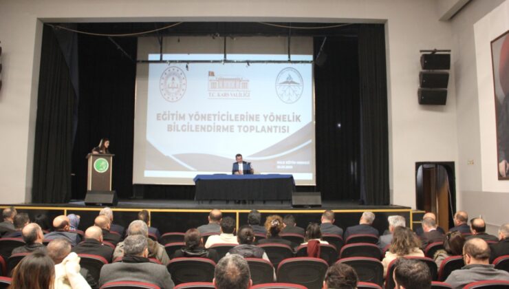 Kars’ta eğitim yöneticilerine yönelik bilgilendirme toplantısı yapıldı – Birlik Haber Ajansı