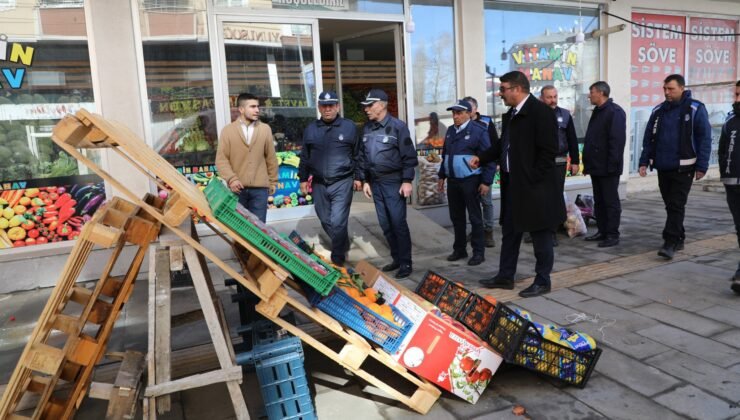 Kars Belediyesi’nden kaldırım işgallerine karşı denetim – Birlik Haber Ajansı