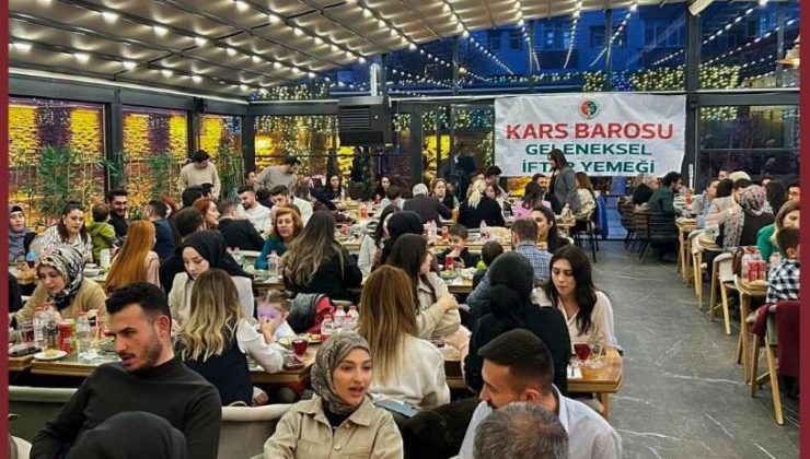 Kars Barosundan geleneksel iftar programı – Birlik Haber Ajansı