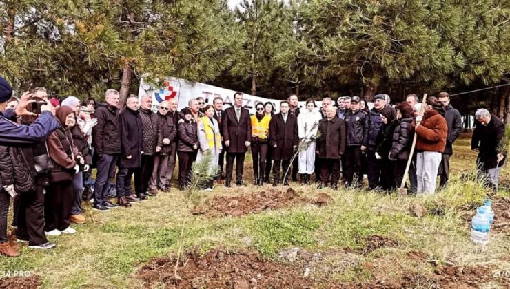 Beşikdüzü’nde fidanlar toprakla buluştu