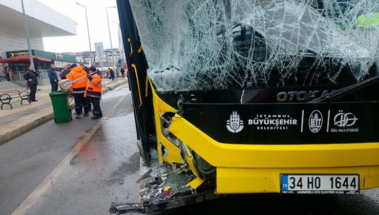 Silivri’de İETT otobüsü minibüse çarptı: 3 yaralı – Birlik Haber Ajansı