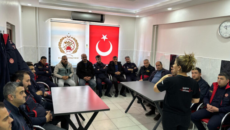 Elazığ’da itfaiye personeline ilk yardım eğitimi – Birlik Haber Ajansı