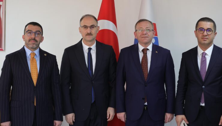 Vali Polat ve Milletvekili Çalkın’dan İşletmeler Genel Müdürü Şahin’e hayırlı olsun ziyareti – Birlik Haber Ajansı