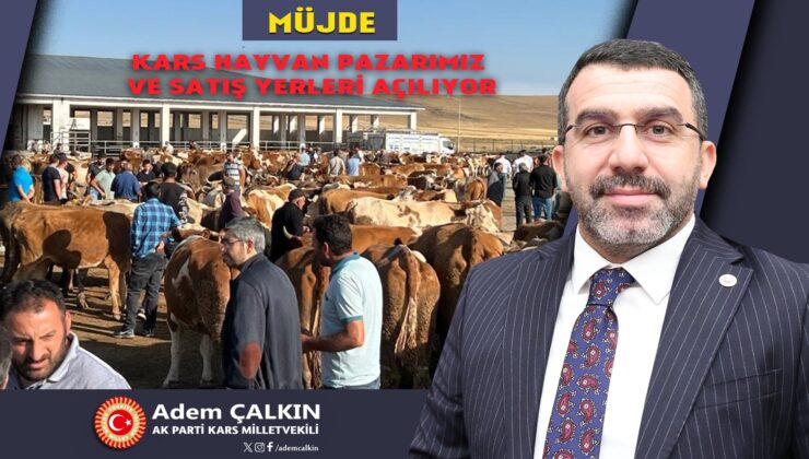 Milletvekili Çalkın’dan Kars hayvan pazarı müjdesi – Birlik Haber Ajansı