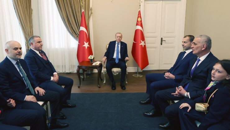 Cumhurbaşkanı Erdoğan, UEFA Başkanı Aleksander Ceferin ile bir araya geldi – Birlik Haber Ajansı