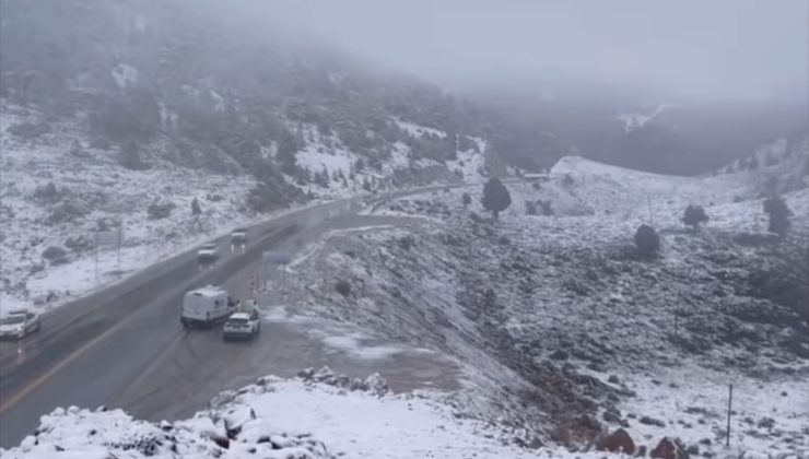 Antalya Akseki ve Seydişehir yollarına beklenmedik kar yağışı – Birlik Haber Ajansı
