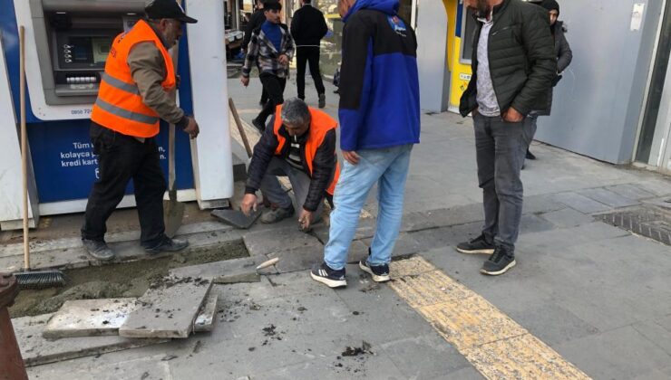 Kars’ta bozulan kaldırımlar belediye ekiplerince onarıldı – Birlik Haber Ajansı