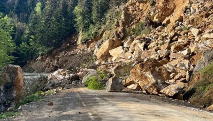 Giresun’da heyelan ulaşımı durdurdu – Birlik Haber Ajansı