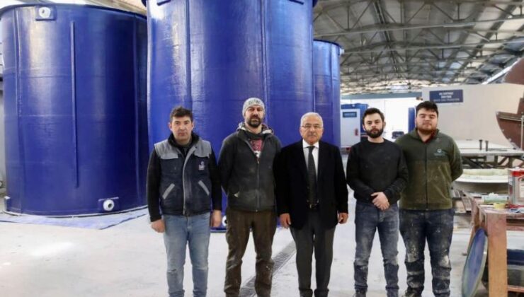 Ordu Büyükşehir’in ürettiği su depoları kırsal mahallerde yerini alıyor – Birlik Haber Ajansı