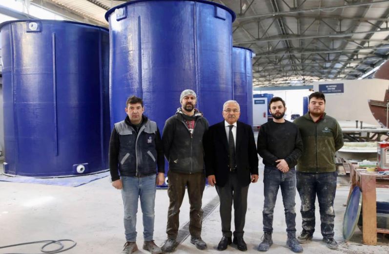 Ordu Büyükşehir’in ürettiği su depoları kırsal mahallerde yerini alıyor – Birlik Haber Ajansı