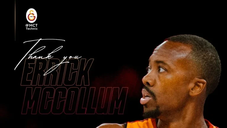 Galatasaray Basketbol Takımı’nda ABD’li oyuncu McCollum ile yollar ayrıldı
