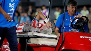 Paraguay’da Julio Enciso, hazırlık maçında sakatlandı