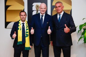 TFF Başkanı Hacıosmanoğlu, Infantino ve Isaac ile Bir Araya Geldi