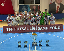 TFF Futsal Ligi Şampiyonu Sakarya Karasu 1933 SK Oldu