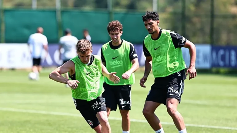 Beşiktaş, Slovakya’daki ilk antrenmanını yaptı!