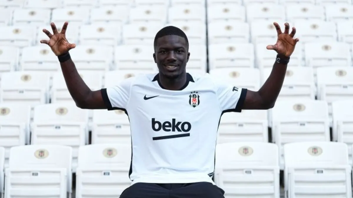 Beşiktaş’ın yeni transferi Kassoum Ouattara, ilk idmanına çıktı