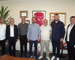 Levent Şahin’den TFF Başkan Vekili Mecnun Otyakmaz ve Murat Şahin’e Ziyaret