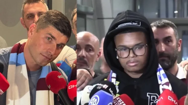 Trabzonspor’un yeni transferleri Ruslan Malinovskyi ve Noah Saviolo şehre geldi!