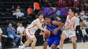 U17 Erkek Milli Basketbol Takımı çeyrek finalde