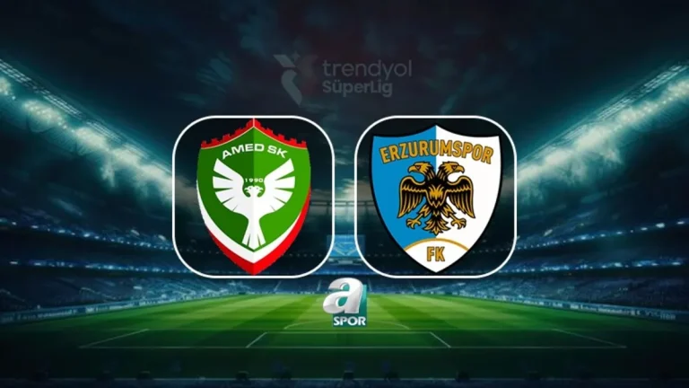 Amedspor-Erzurumspor FK | CANLI (Trendyol Süper Lig)