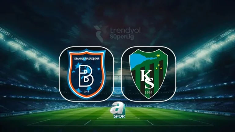 Başakşehir-Kocaelispor | CANLI (Trendyol Süper Lig)