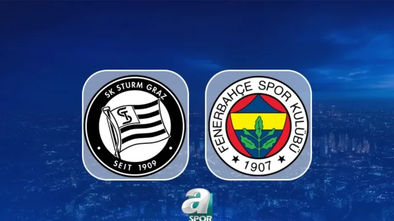 FB rövanş maçı canlı yayın | Sturm Graz-Fenerbahçe maçı saat kaçta? Hangi kanalda?