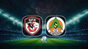 Gaziantep FK-Corendon Alanyaspor maçı | CANLI (Trendyol Süper Lig)