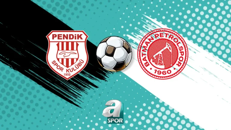 Pendikspor – Batman Petrolspor maçı saat kaçta, hangi kanalda?