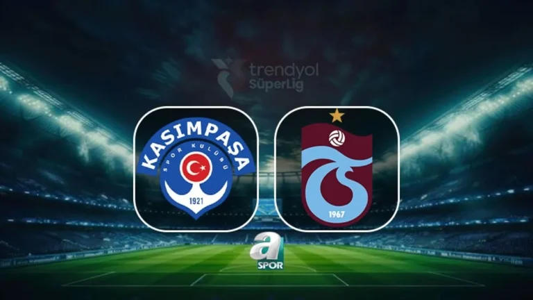Trabzonspor maçı CANLI İZLE | Kasımpaşa-Trabzonspor maçı ne zaman? Saat kaçta?