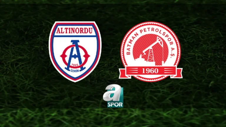 Altınordu-Batman Petrolspor maçı ne zaman ve saat kaçta? Hangi kanalda canlı yayınlanacak?