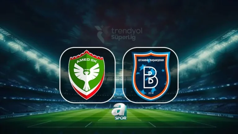 Amed SK-Başakşehir | CANLI (Trendyol Süper Lig 5. hafta)