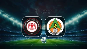 Arca Çorum FK-Corendon Alanyaspor | CANLI (Trendyol Süper Lig)