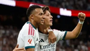 Arda Güler’den Mbappe’ye asist! Real Madrid’den 4 gollü zafer
