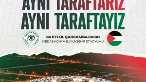 Bakan Bak, futbolseverleri Konyaspor-Filistin Milli Takımı dostluk maçına davet etti