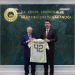 Bakan Murat Kurum, Fenerbahçe Kulübü Başkanı Aziz Yıldırım’ı ağırladı