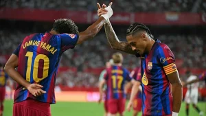 Barcelona deplasmanda Sevilla’yı yıktı!