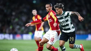 Galatasaray öne geçtiği maçta Sporting Lizbon’a mağlup oldu