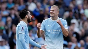 Manchester City Haaland’la güldü! Derbi öncesi 3’te 3