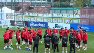 A Milli Futbol Takımı, Belçika maçının hazırlıklarını tamamladı
