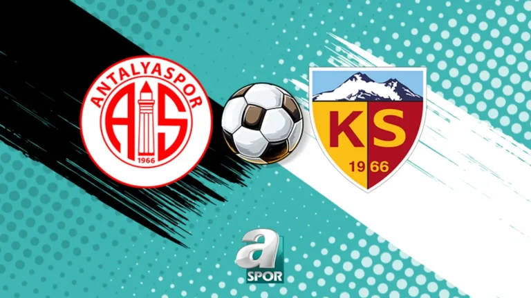 Antalyaspor-Metro Holding Kayserispor maçı saat kaçta, hangi kanalda?