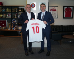 Bahri Tanrıkulu, TFF Başkanı Hacıosmanoğlu’nu Ziyaret Etti