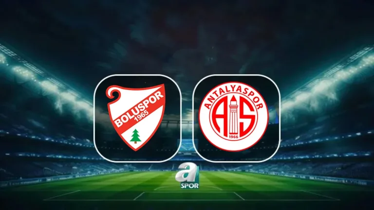 Boluspor – Antalyaspor maçı ne zaman? Saat kaçta ve hangi kanalda?